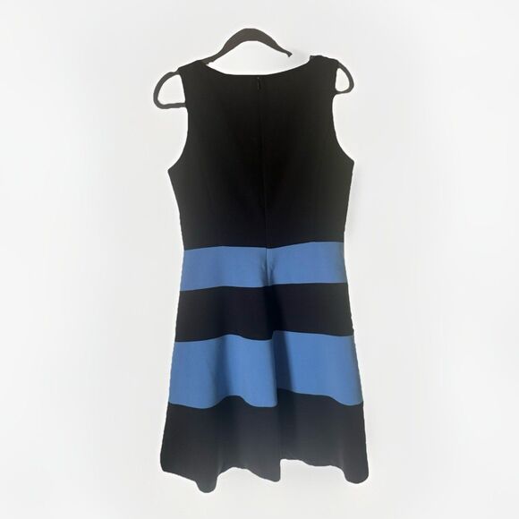 Ann Taylor LOFT Size 4 Color Block A Line Flare Dress Career Cocktail . - Picture 5 of 9